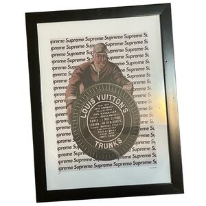 Fairchild Paris Supreme Louis Vuitton Wall Art Print Poster glass frame